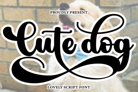 Cute Dog Font Font - Featured Image