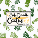 Cute Doodle Cactus Font - Featured Image