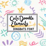 Cute Doodle Elements Font - Featured Image