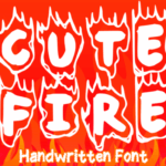 Cute Fire Font - Featured Image