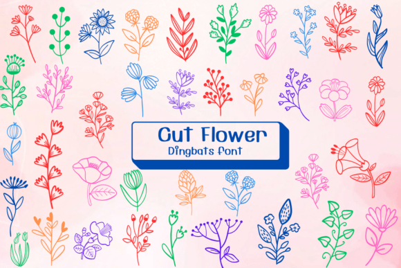 Cute Flower Font - Featured Image