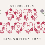 Cute Flower Font - Featured Image