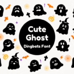 Cute Ghost Font - Featured Image
