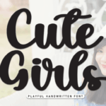Cute Girls Font - Featured Image