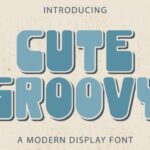 Cute Groovy Font - Featured Image
