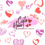 Cute Heart Font - Featured Image