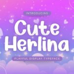 Cute Herlina Font - Featured Image