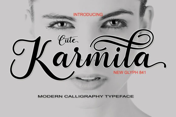 Cute Karmila Font - Featured Image