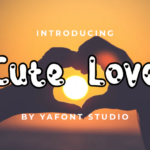 Cute Love Font - Featured Image