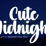 Cute Midnight Font - Featured Image