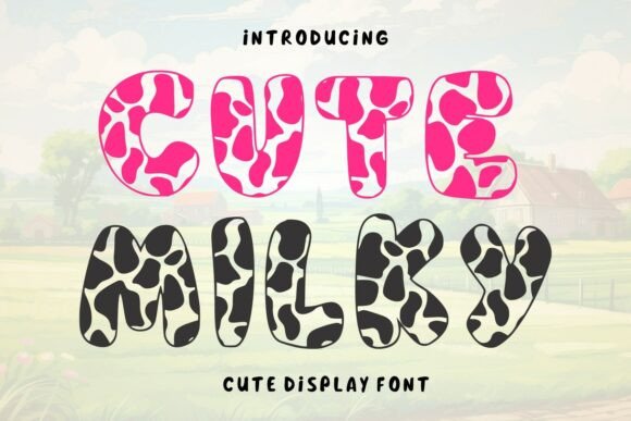 Cute Milky Font - Featured Image