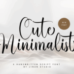 Cute Minimalist Font - Featured Image
