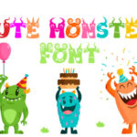 Cute Monster Font - Featured Image