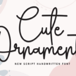 Cute Ornament Font - Featured Image