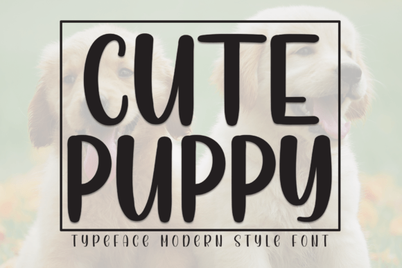 Cute Puppy Font - Featured Image