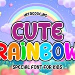 Cute Rainbow Font - Featured Image