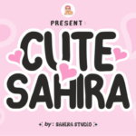 Cute Sahira Font - Featured Image