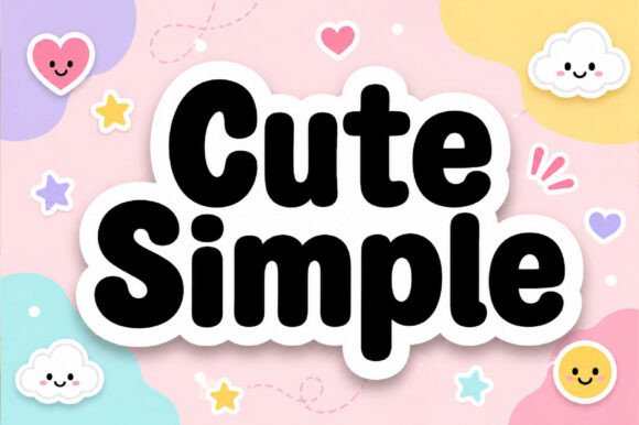 Cute Simple Font - Featured Image