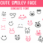 Cute Smile Face Font - Featured Image