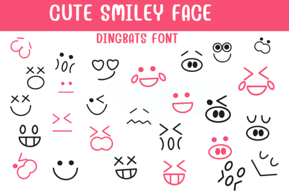 Cute Smile Face Font - Featured Image