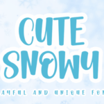 Cute Snowy Font - Featured Image