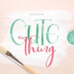 Cute Thing Duo Font - Featured Image