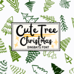 Cute Tree Christmas Font - Featured Image