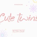 Cute Twins Font - Featured Image