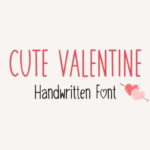 Cute Valentine Font - Featured Image