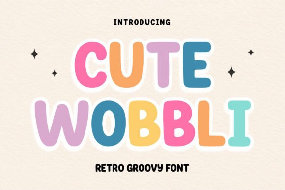 Cute Wobbli Font - Featured Image