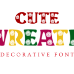 Cute Wreath Font - Featured Image