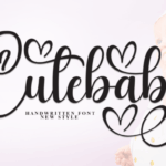 Cutebaby Font - Featured Image
