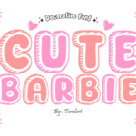 Cutebarbie Regular Font - Featured Image