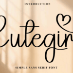 Cutegirl Font - Featured Image