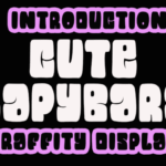 Cutes Capybara Font - Featured Image