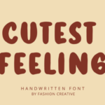 Cutest Feeling Font - Featured Image