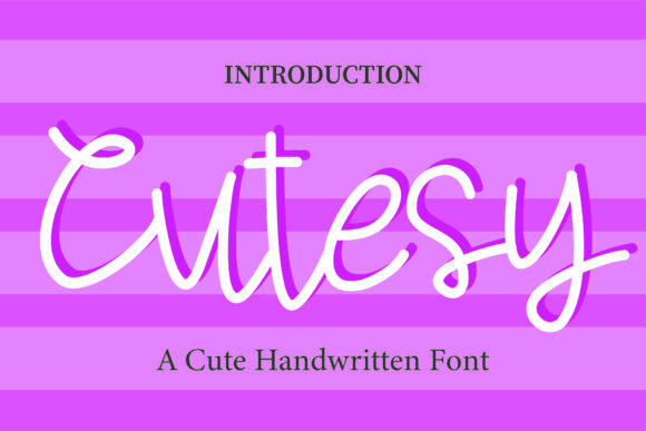 Cutesy Font - Featured Image
