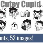 Cutey Cupid Font - Featured Image