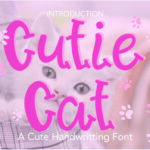 Cutie Cat Font - Featured Image