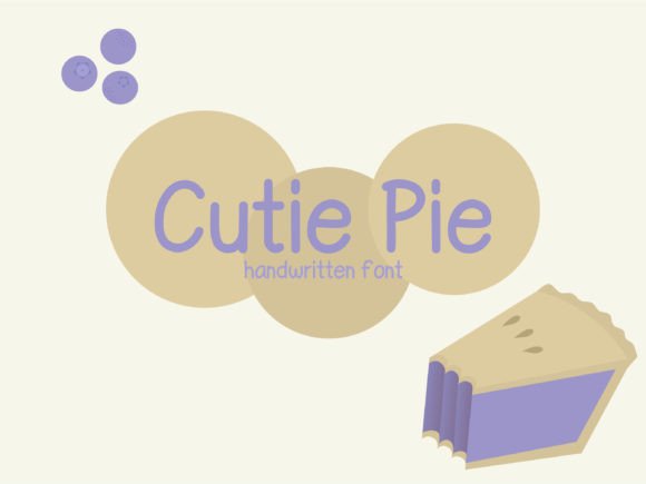 Cutie Pie Font - Featured Image