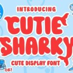 Cutie Sharky Font - Featured Image