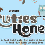Cuties Hones Font - Featured Image