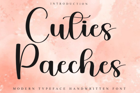 Cuties Paeches Font - Featured Image