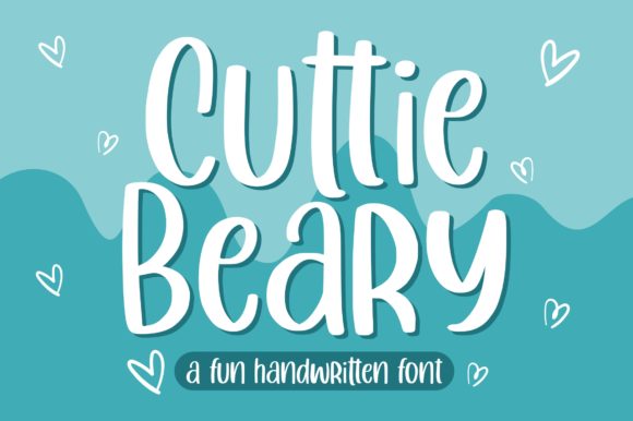 Cuttie Beary Font - Featured Image