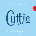 Cuttie Font - Featured Image