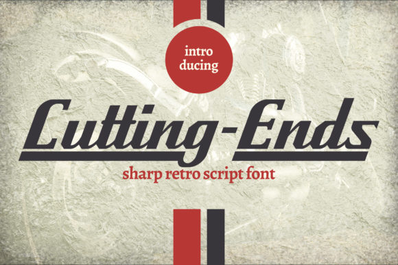 Cutting-Ends Font - Featured Image