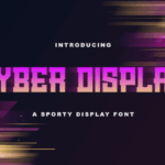 Cyber Display Font - Featured Image