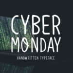 Cyber Monday Font - Featured Image