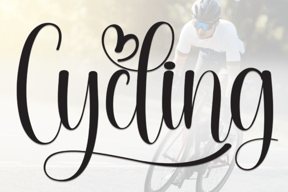 Cycling Font - Featured Image