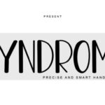 Cyndrome Font - Featured Image